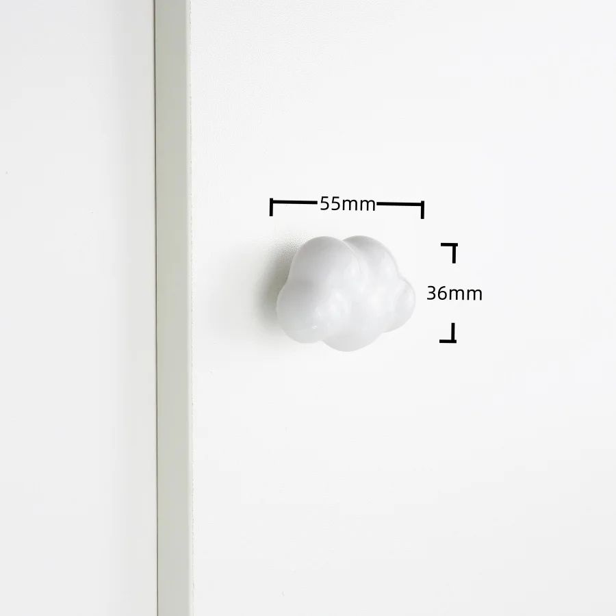 Cute Ceramic Star Moon Cloud Cabinet Knobs