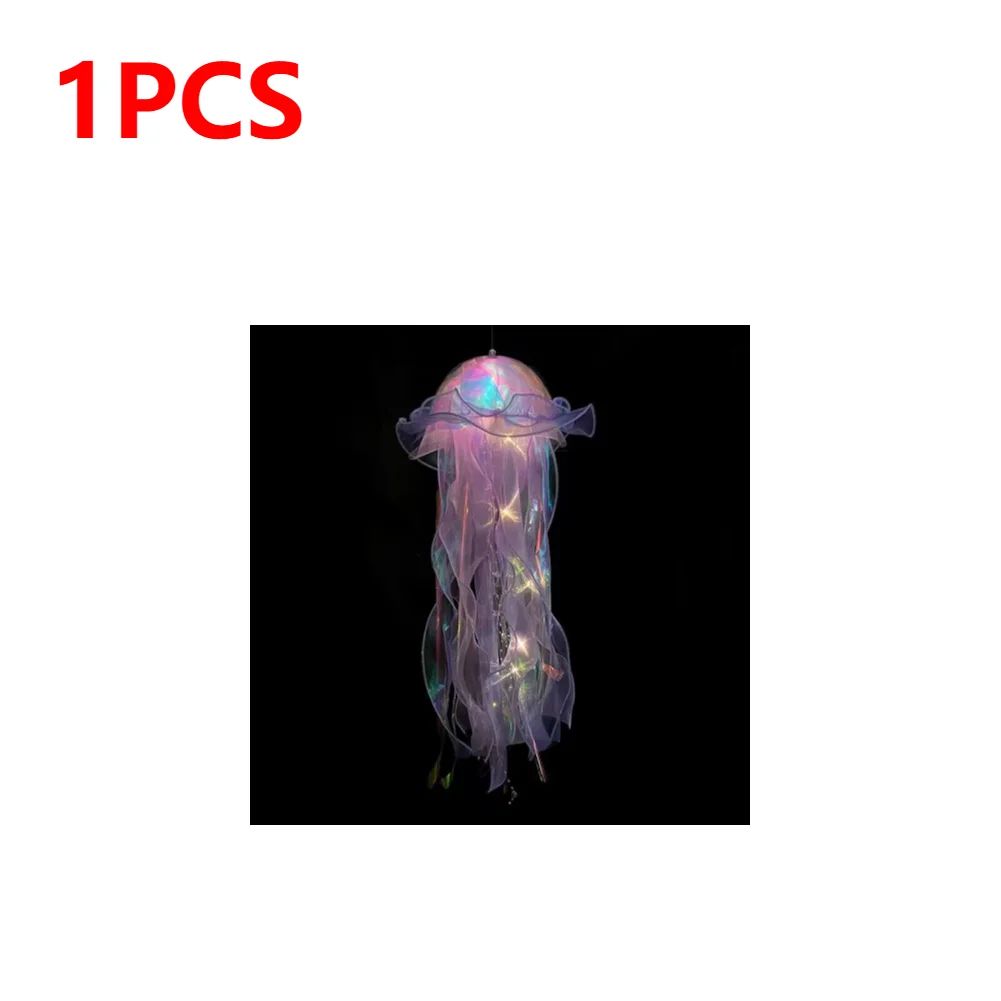 DIY Jellyfish Hanging LED Ceiling Lamp
