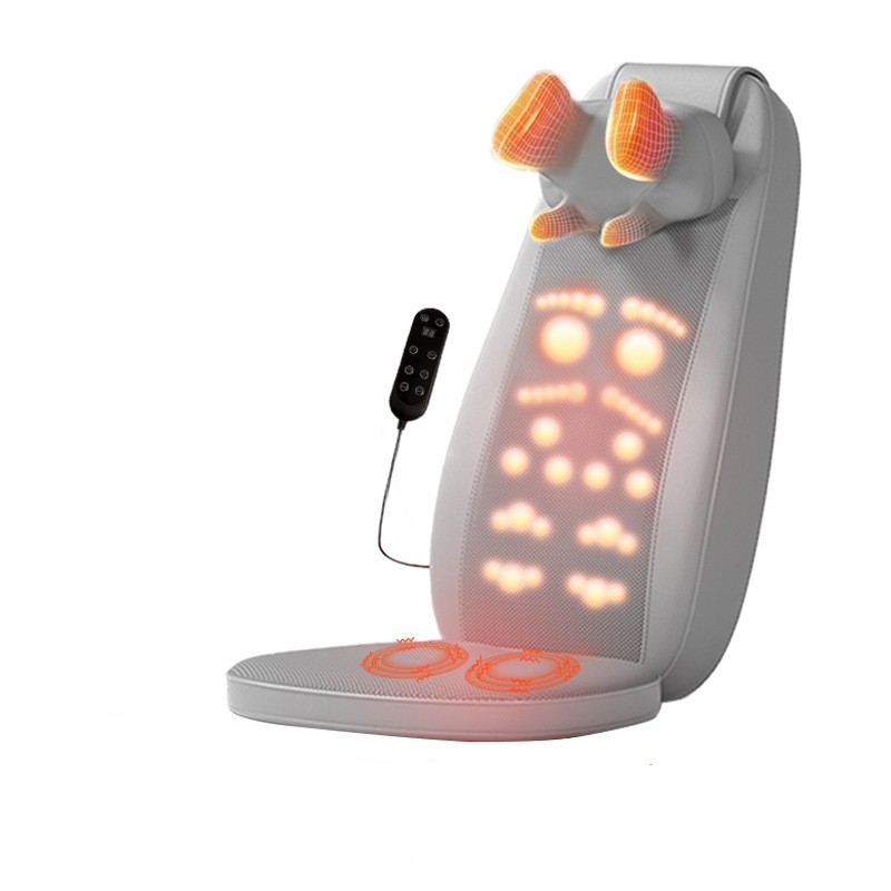 Massage Chair Pad with Heat, Shiatsu Full Body Massager, Neck Back Shoulder Massage Cushion, Home Office