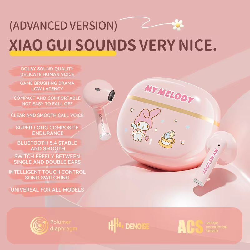 BL65 Bluetooth 5.4 HiFi Wireless Earbuds with Touch Control