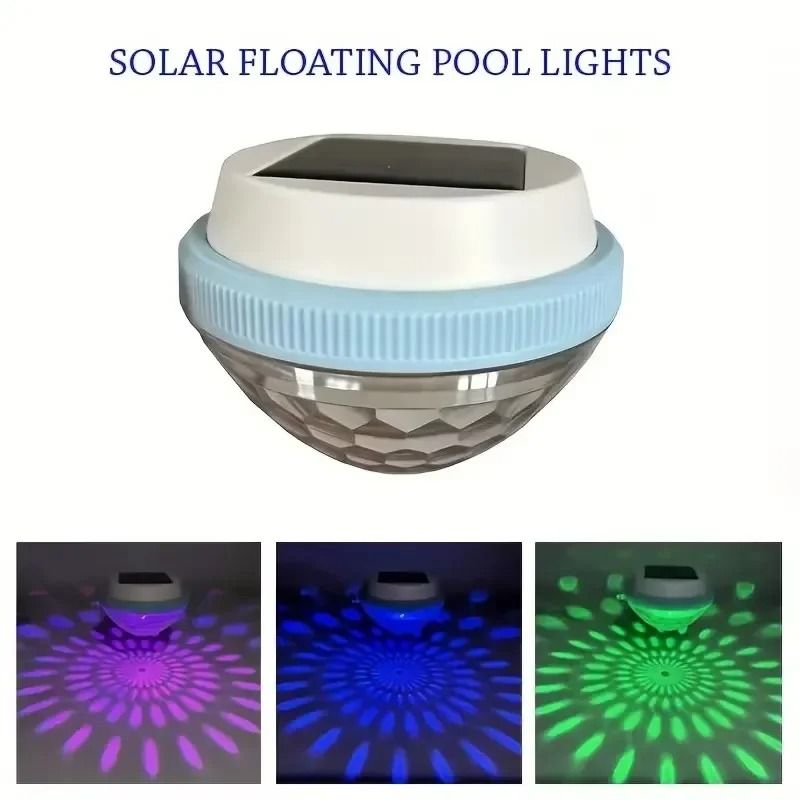 Solar Floating Pool Light | Automatic Night LED with Colorful RGB Ambiance