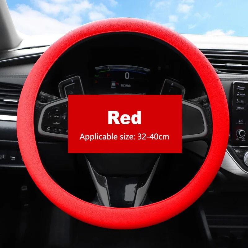 Universal Silicone Steering Wheel Cover Soft Elastic Grip