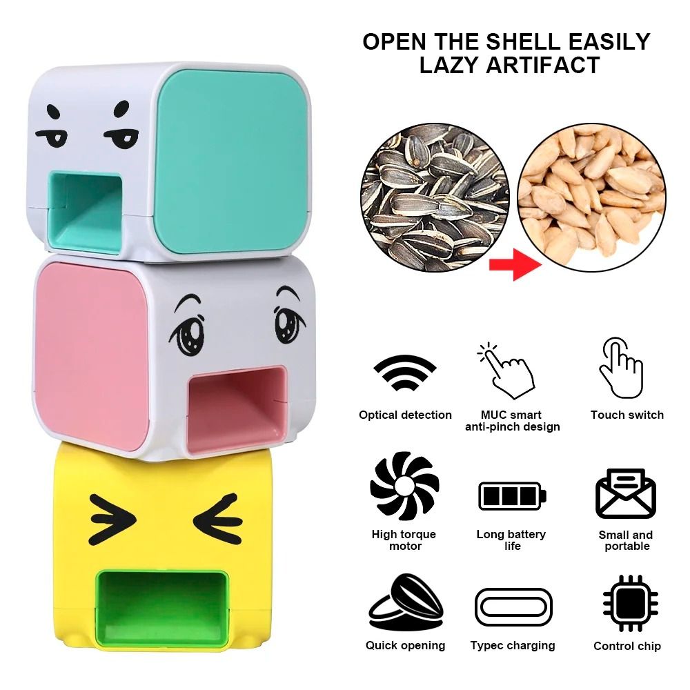 Electric Melon Seed Machine Child Assist Kitchen Tool Shelling Machine Lazy Tool Peeling Melon Artifact Sunflower Seeds