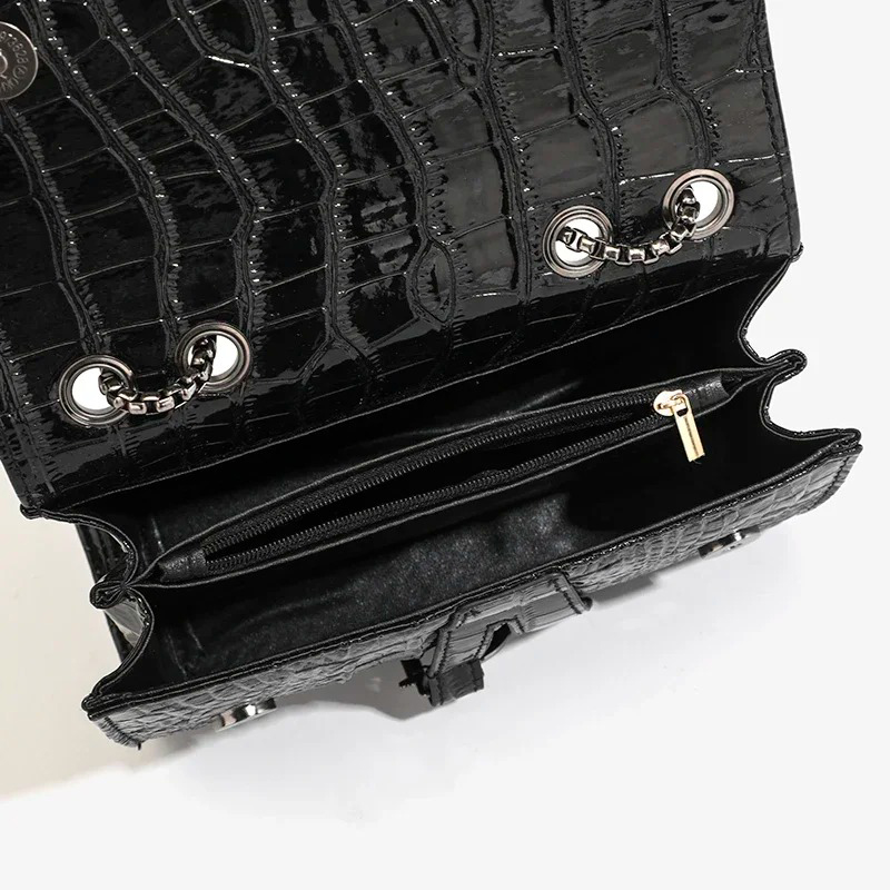 Luxury Womens Crossbody Handbag with Sequined Design Chain Shoulder Messenger Purse