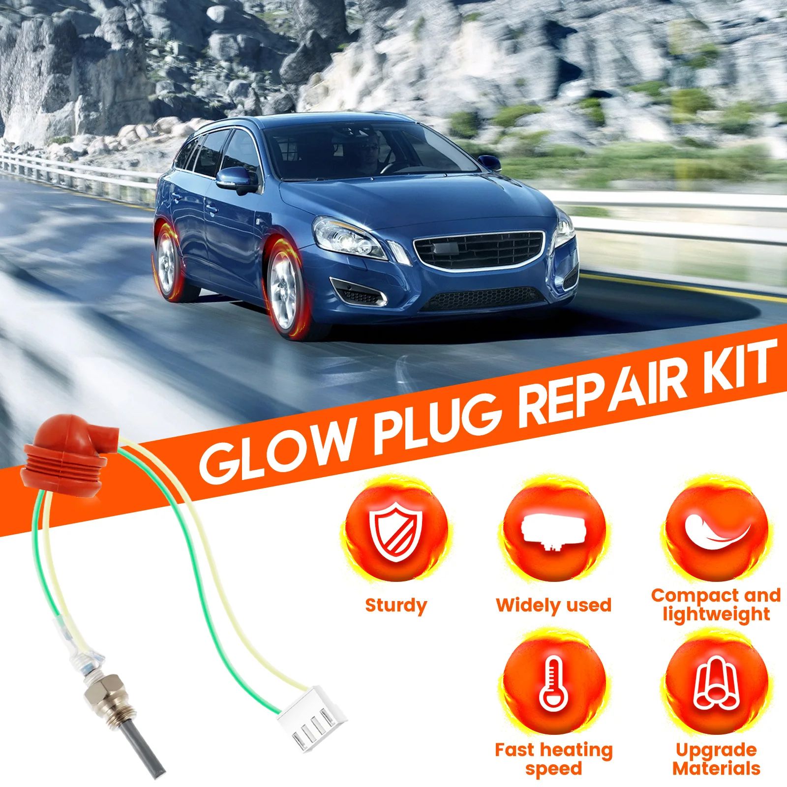 ProHeat Diesel Heater Glow Plug Repair Kit for Reliable Ignition
