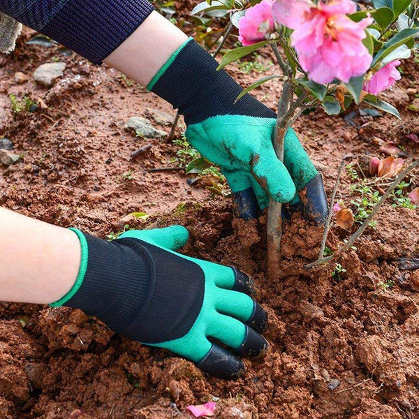 Durable Claws Garden Gloves, Puncture-Proof Rubber-Latex, Waterproof & Breathable Design