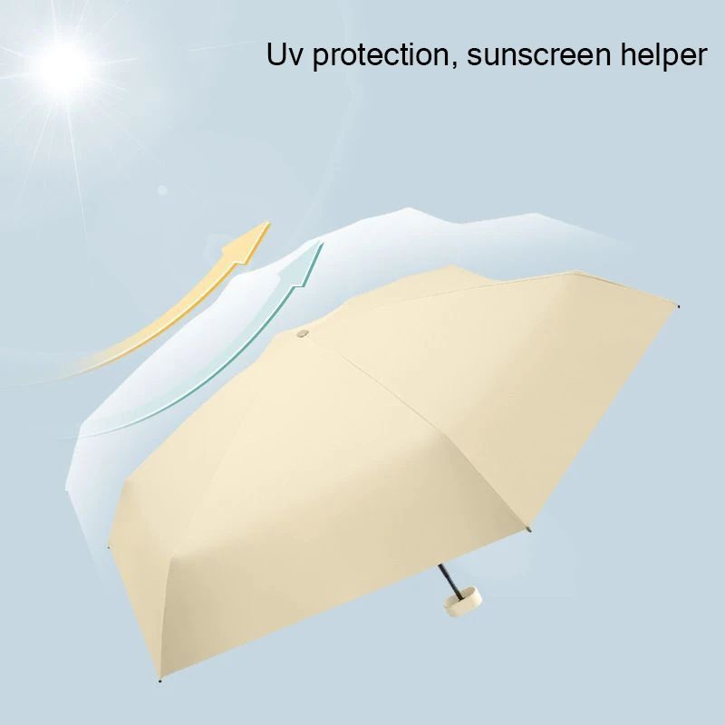 Mini Foldable Dual Use UV Protection Umbrella