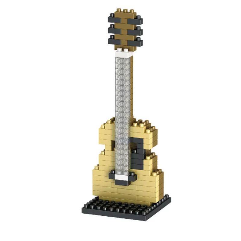 Mini Musical Instrument Building Bricks Set – Piano and Guitar Series