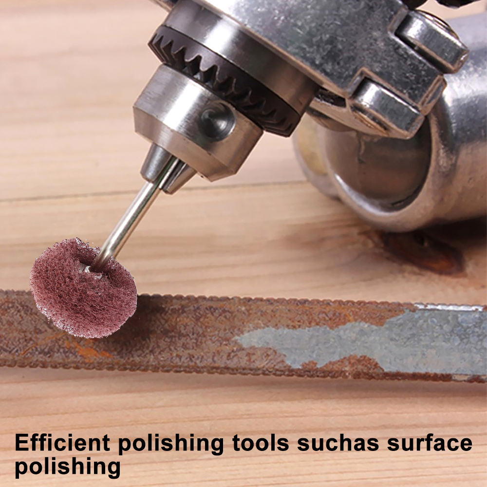 Abrasive Mini Brush, Nylon Abrasive Brush, Sanding Head Polishing Wheel, Tool Drill Accessories
