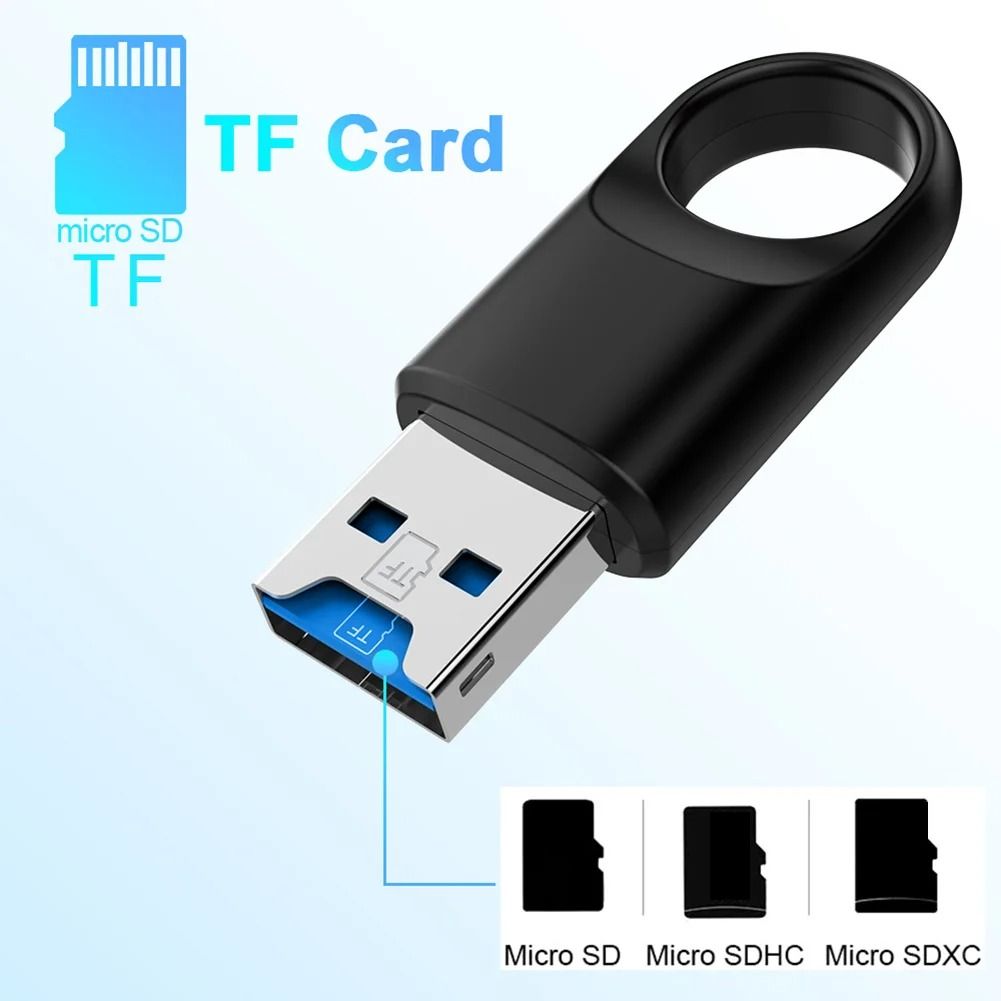 USB 3.0 Memory Card Reader Adapter High Speed for PC Laptop Smartphone and Driving Recorder