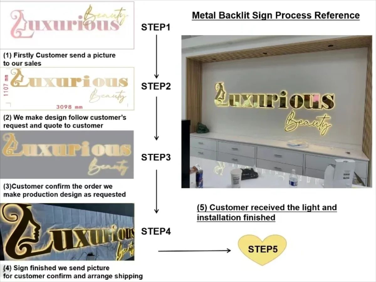 Custom LED Illuminated Letter Sign