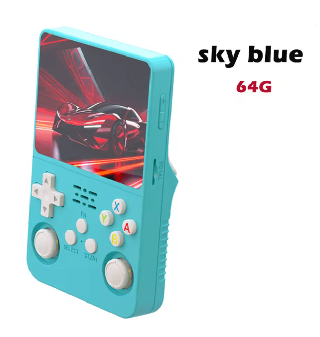 R36S Retro Handheld Game Console with 3.5 Inch IPS Screen and 64GB 15000 Games