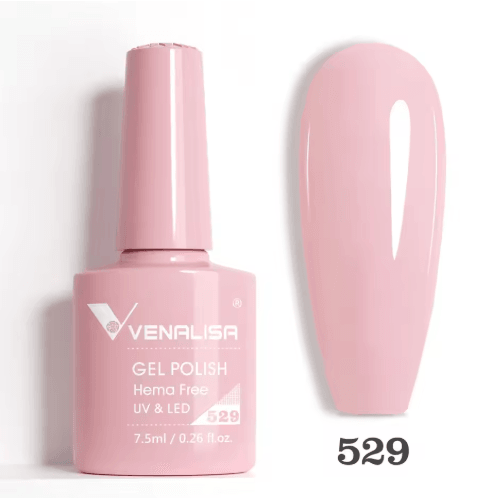 Venalisa HEMA and TPO Free Glitter Gel Nail Polish Jelly Pink Nude Collection