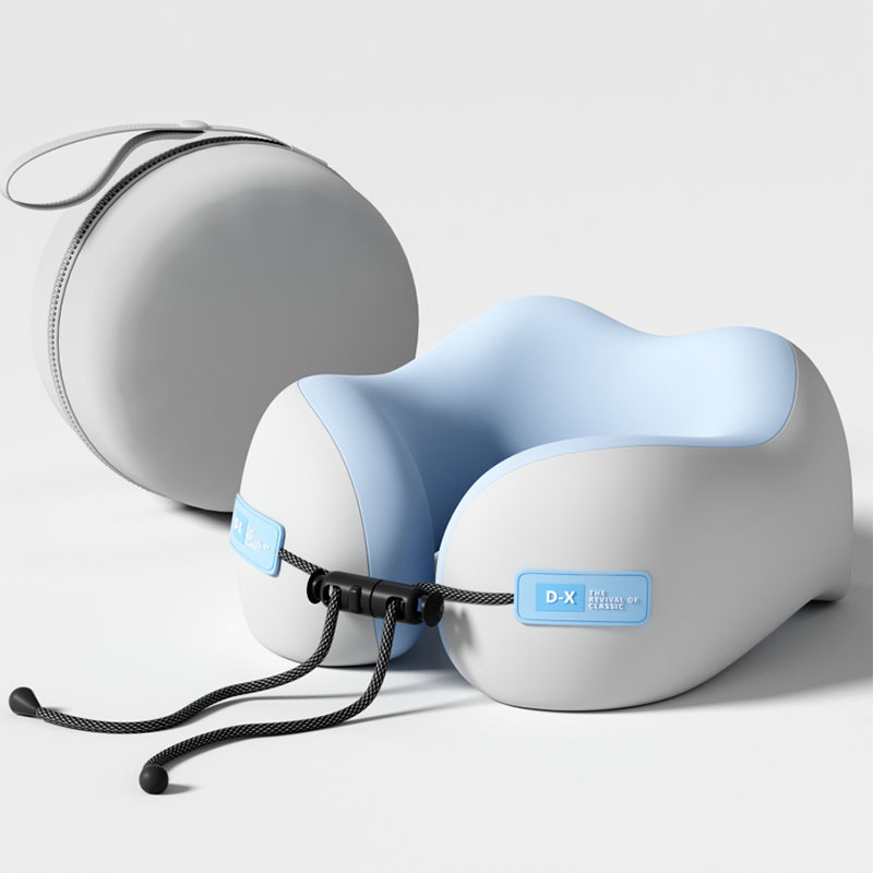 Soft Travel Pillow Massage Neck Pillow, U Shaped Memory Foam Neck Pillows, Sleeping Airplane Pillow Cervical Healthcare