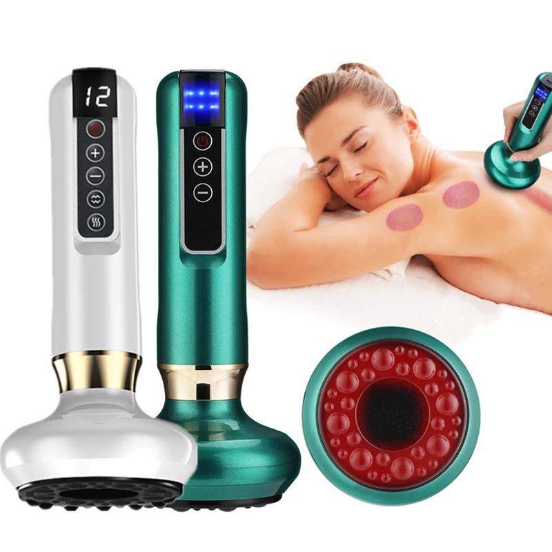 Electric Cupping Therapy & Gua Sha Massager – Infrared Body Slimming & Cellulite Relief Device