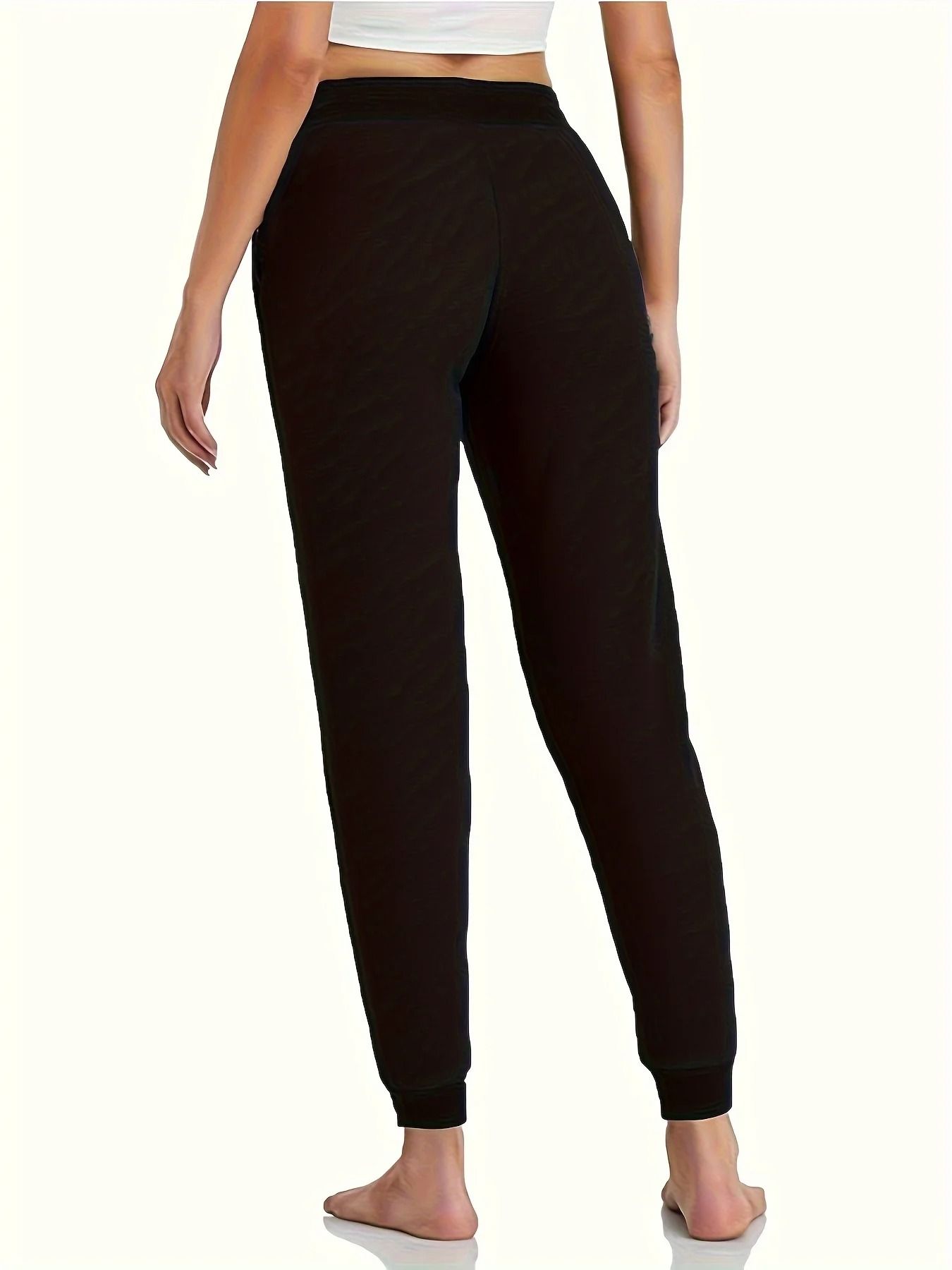 Women Sherpa Lined Sweatpants with Pockets