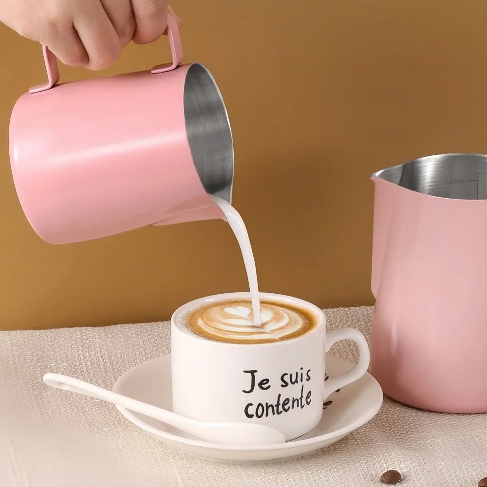 Stainless Steel Coffee Milk Frothing Pitcher