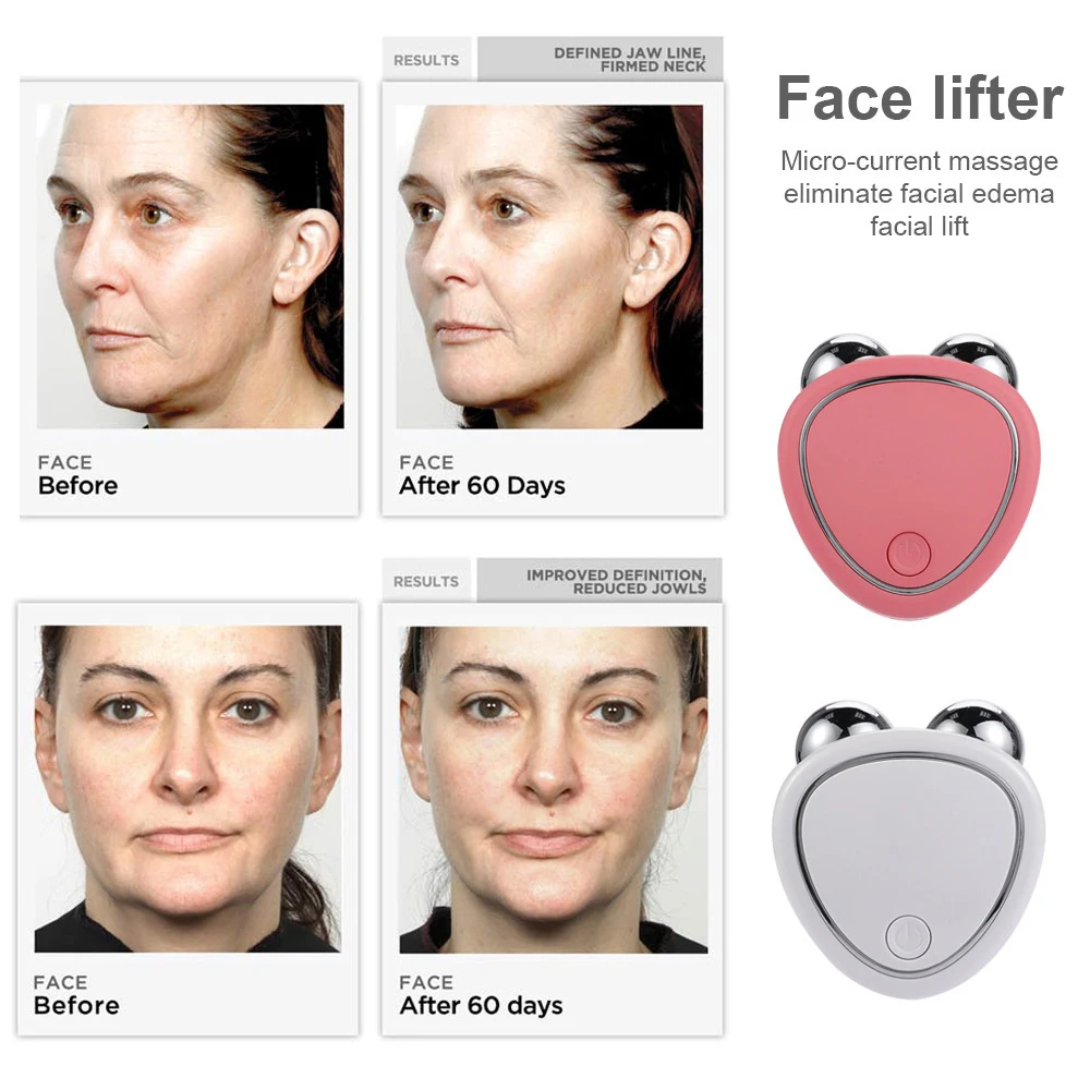 Facial Massager, Face Lifting Machine, Skin Tightening Microcurrent Roller, Rejuvenation Beauty, Anti Wrinkle