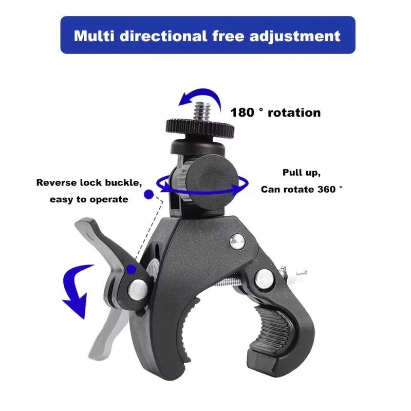 Professional Microphone Crab Clamp Mount and Drum Rim Holder