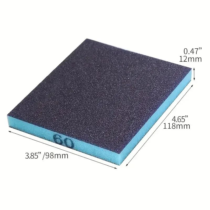 6-Piece Sanding Sponge Set – Washable Wet & Dry Sanding Blocks for Wood, Metal, and Glass