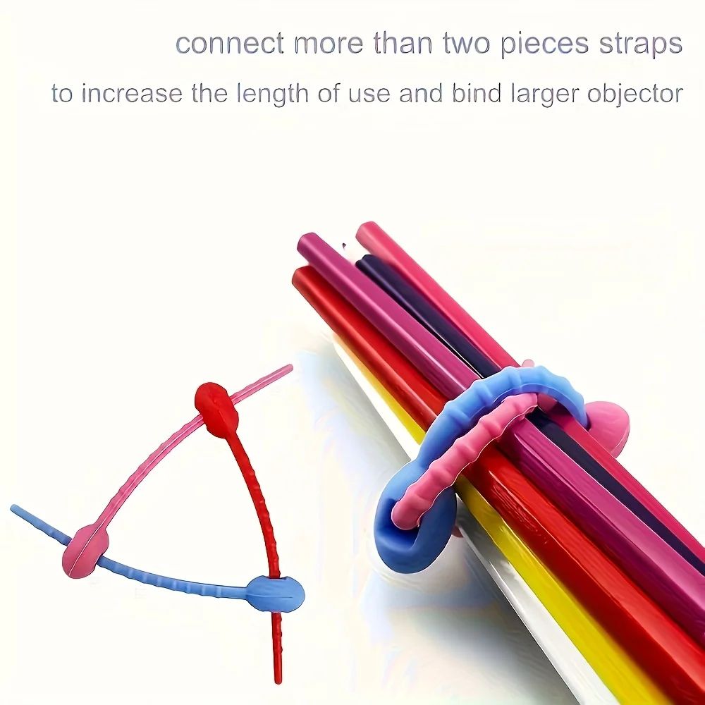 Silicone Reusable Cable Organizer Clips