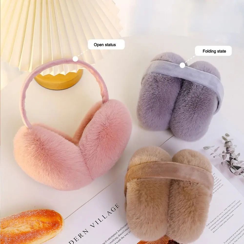 Collapsible Plush Winter Ear Warmers