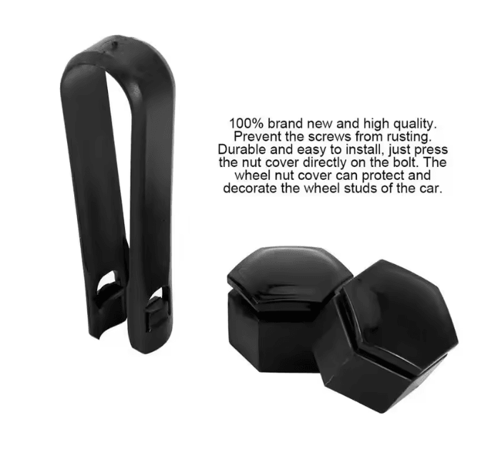 WheelGuard Car Wheel Nut Covers Rust Protection Set