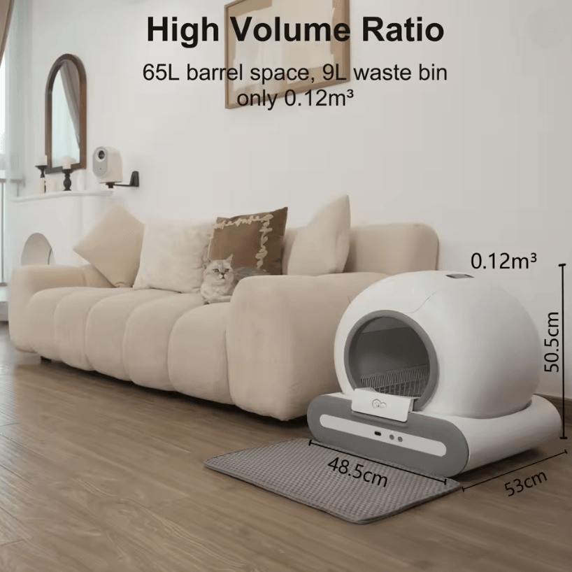 DOEL SmartFlow Self-Cleaning Cat Litter Box with App Control