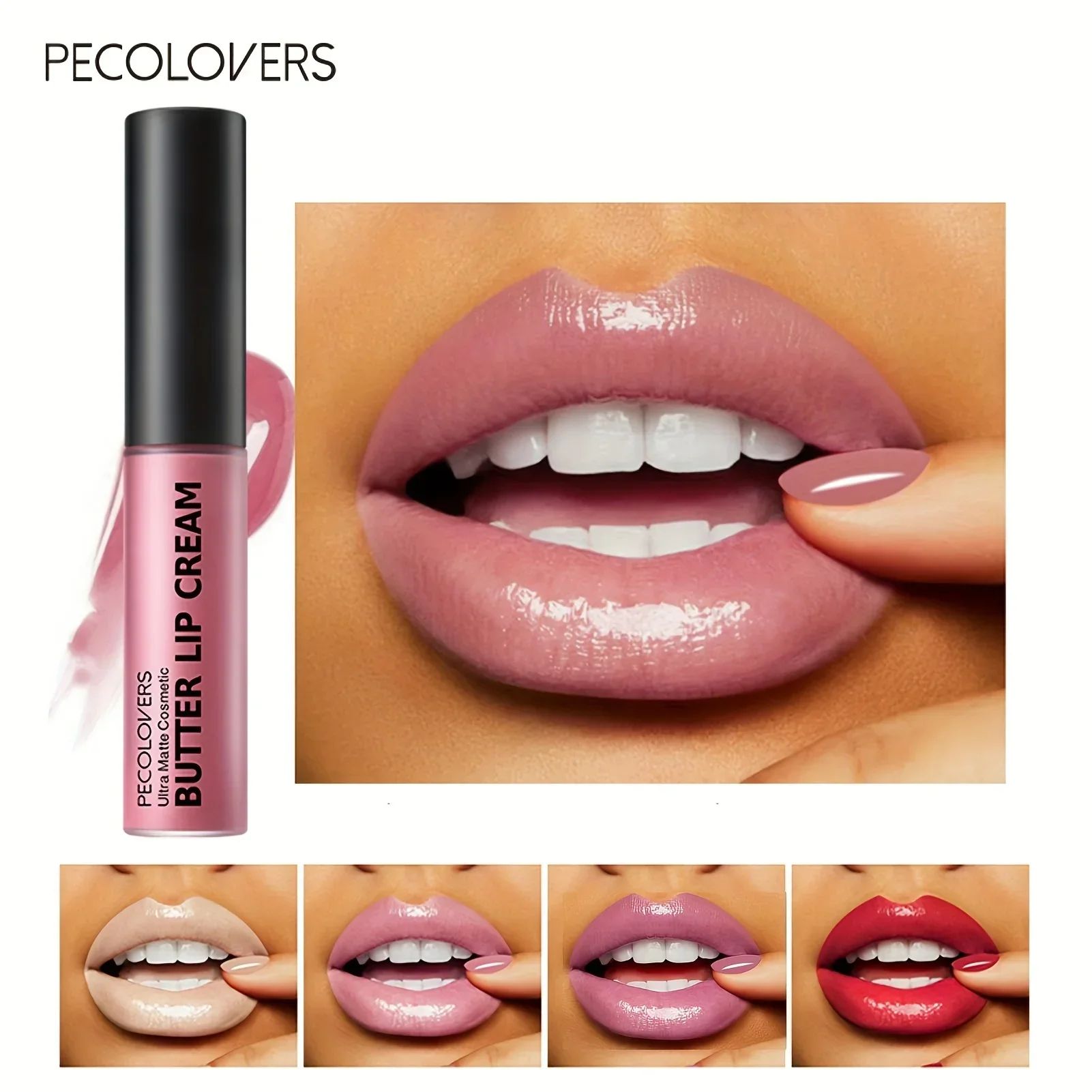 HydraGlow Butter Nude Lip Gloss – Long-Lasting Hydrating Non-Sticky Lip Makeup
