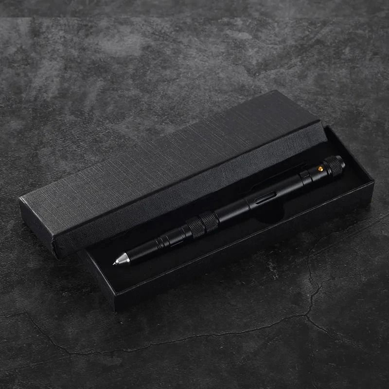4 in 1 Tactical EDC Pen with Flashlight Glass Breaker and Bottle Opener