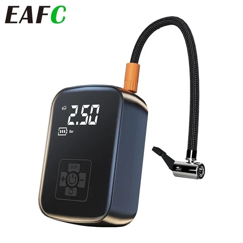 150PSI Portable Electric Tire Inflator | 100W Wireless Smart Air Pump with Auto-Shutoff & 5 Inflation Modes