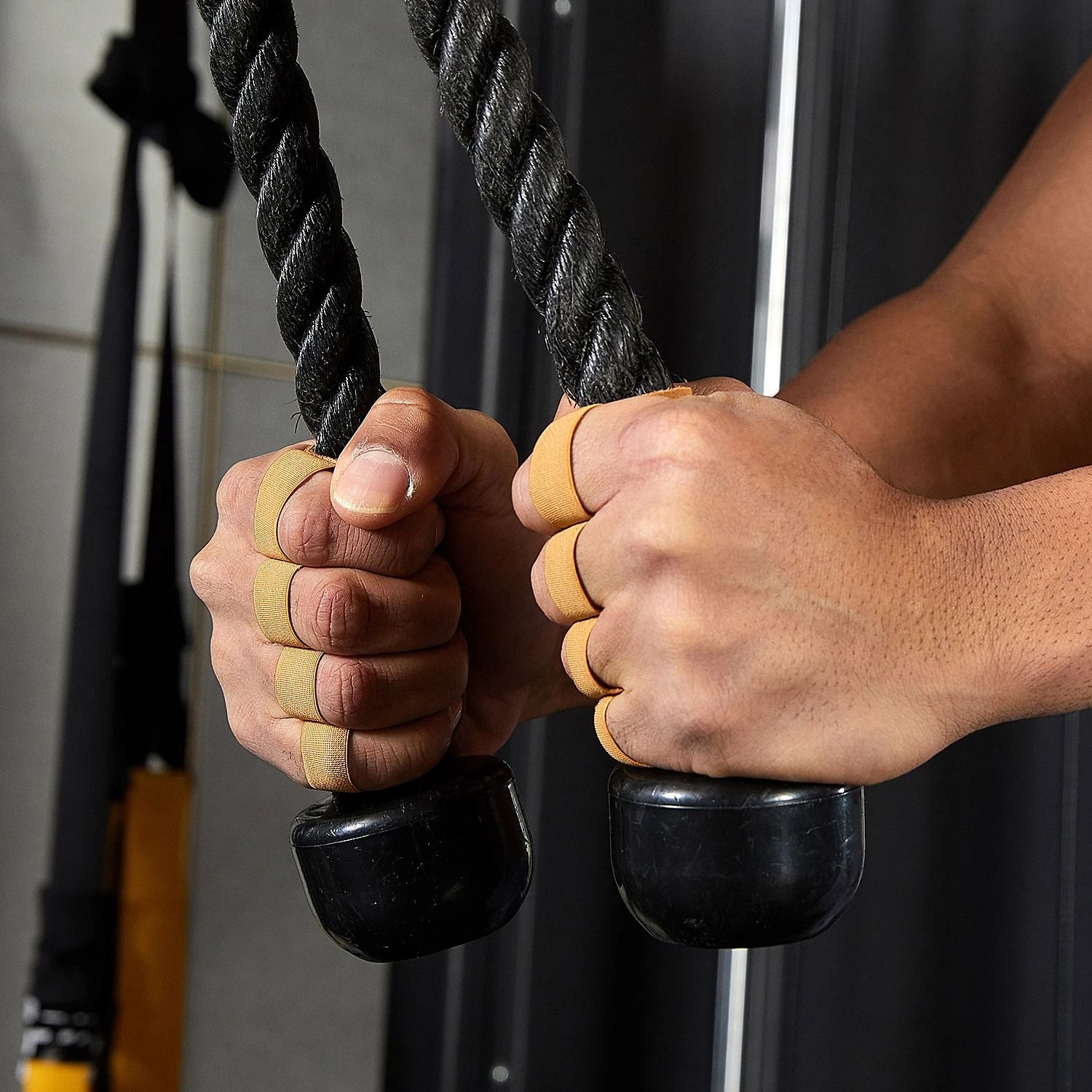 Cowhide Weightlifting and Palm Protection Grips