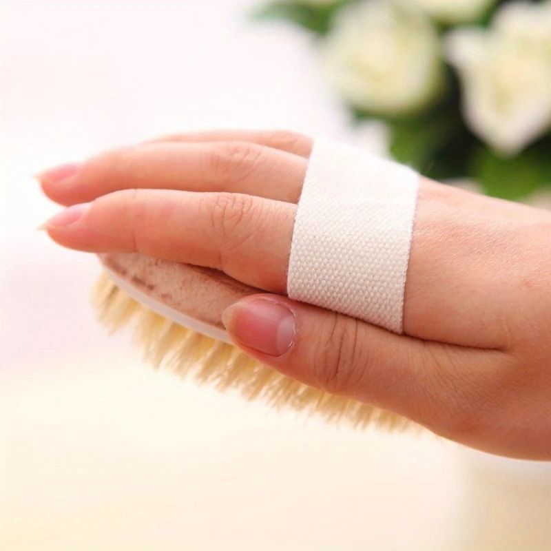 Natural Wooden Bristle Body Brush | High-Status Deep Cleansing Spa Tool