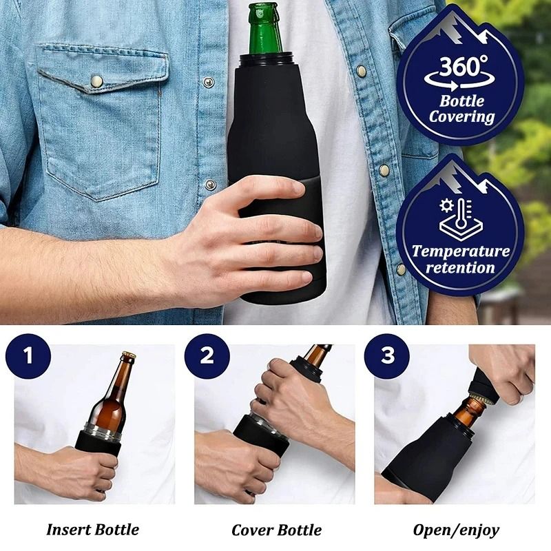 3 in 1 Stainless Steel Insulated Can and Bottle Holder