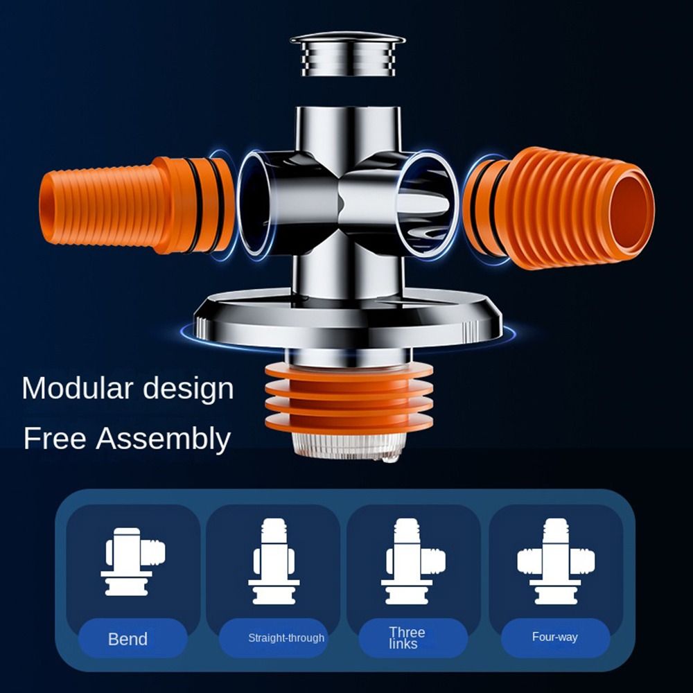 Anti Odor Washing Machine Drain Adapter Universal Hose Connector for Kitchen Bathroom Pipes