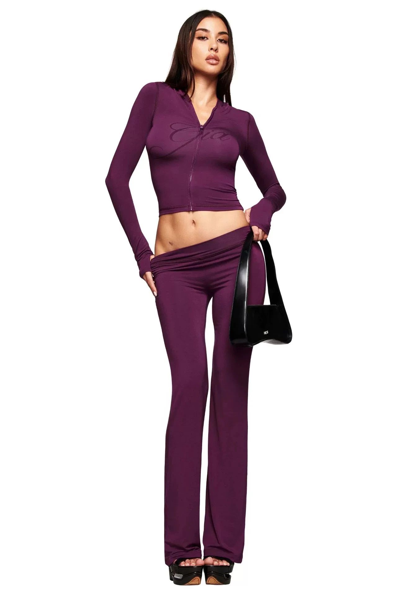 Y2K Leopard Print Hoodie & Slim Pants Set – Women's Streetwear 2-Piece Cardigan and Trousers Outfit