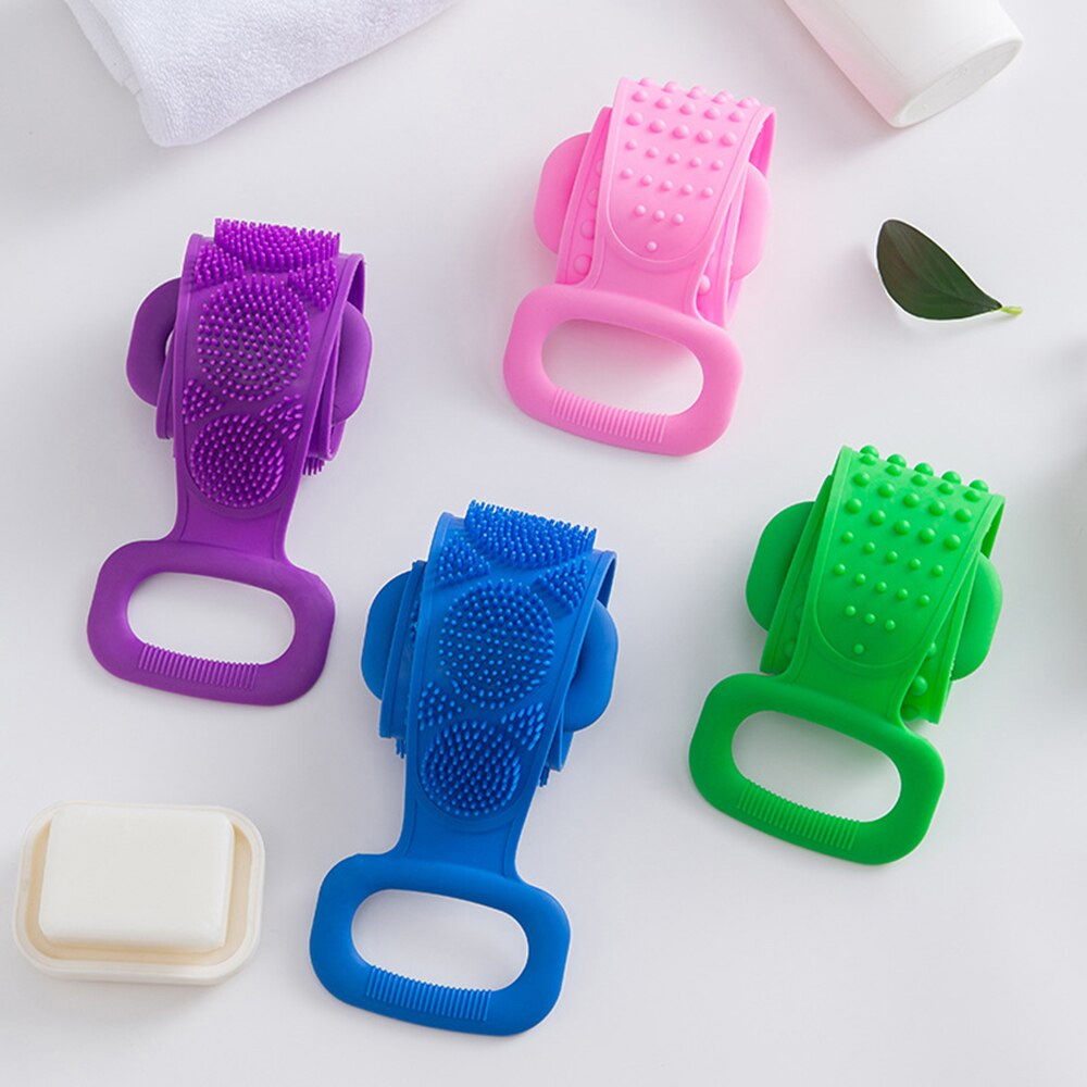 Exfoliating Silicone Wet & Dry Body Scrubber Brush