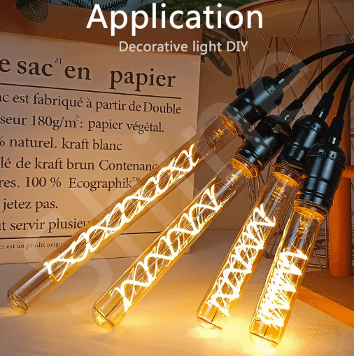 FlexLume Flexible COB LED Filament Edison Lamp Parts (10-Pack)