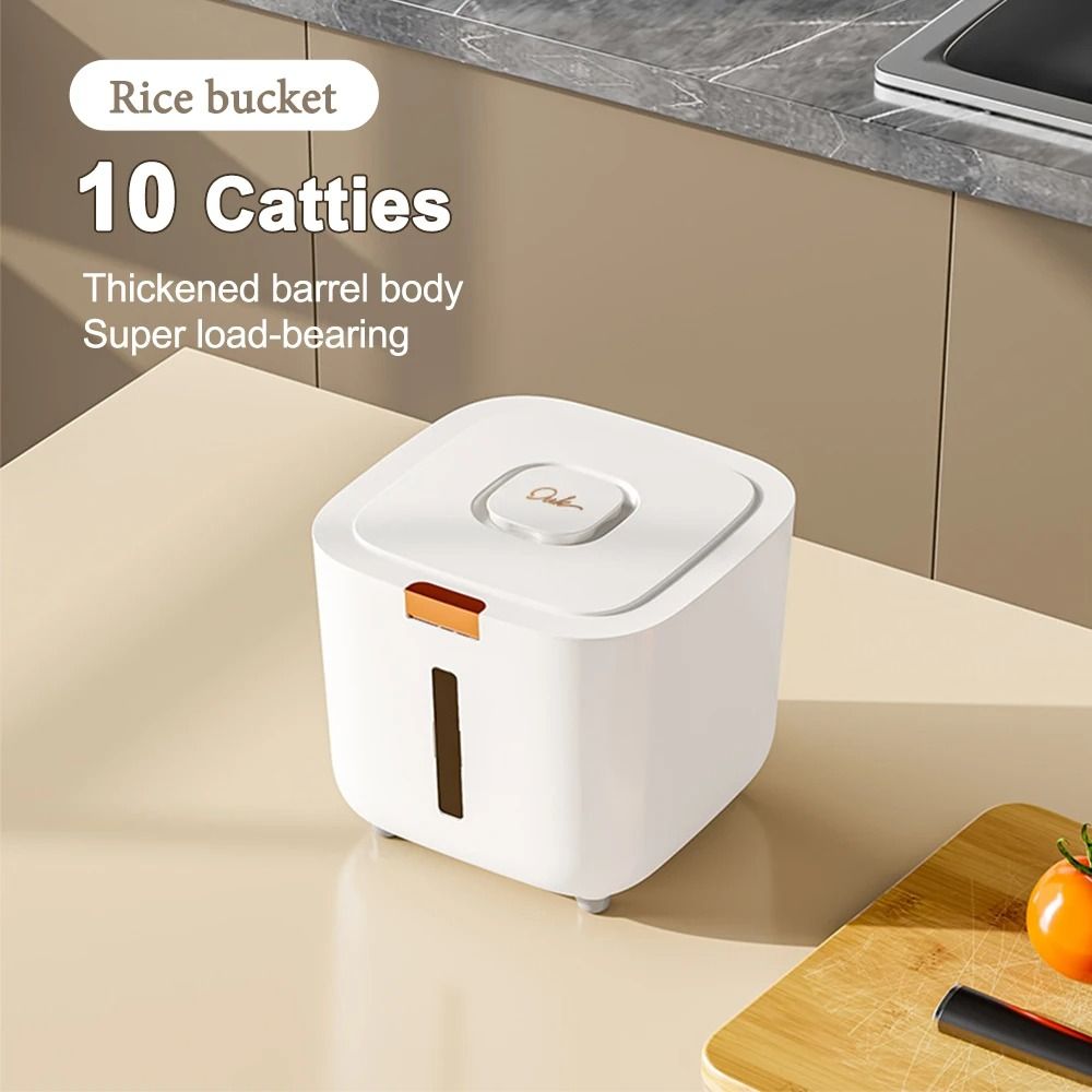 Airtight Insect Proof Rice Storage Box with Lid 5KG 10KG