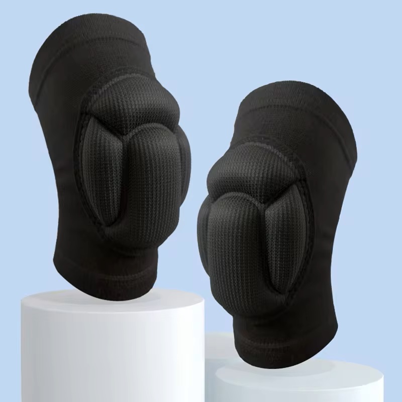 PowerGuard Basketball Knee Pads with Knee Support Brace for Gym Training