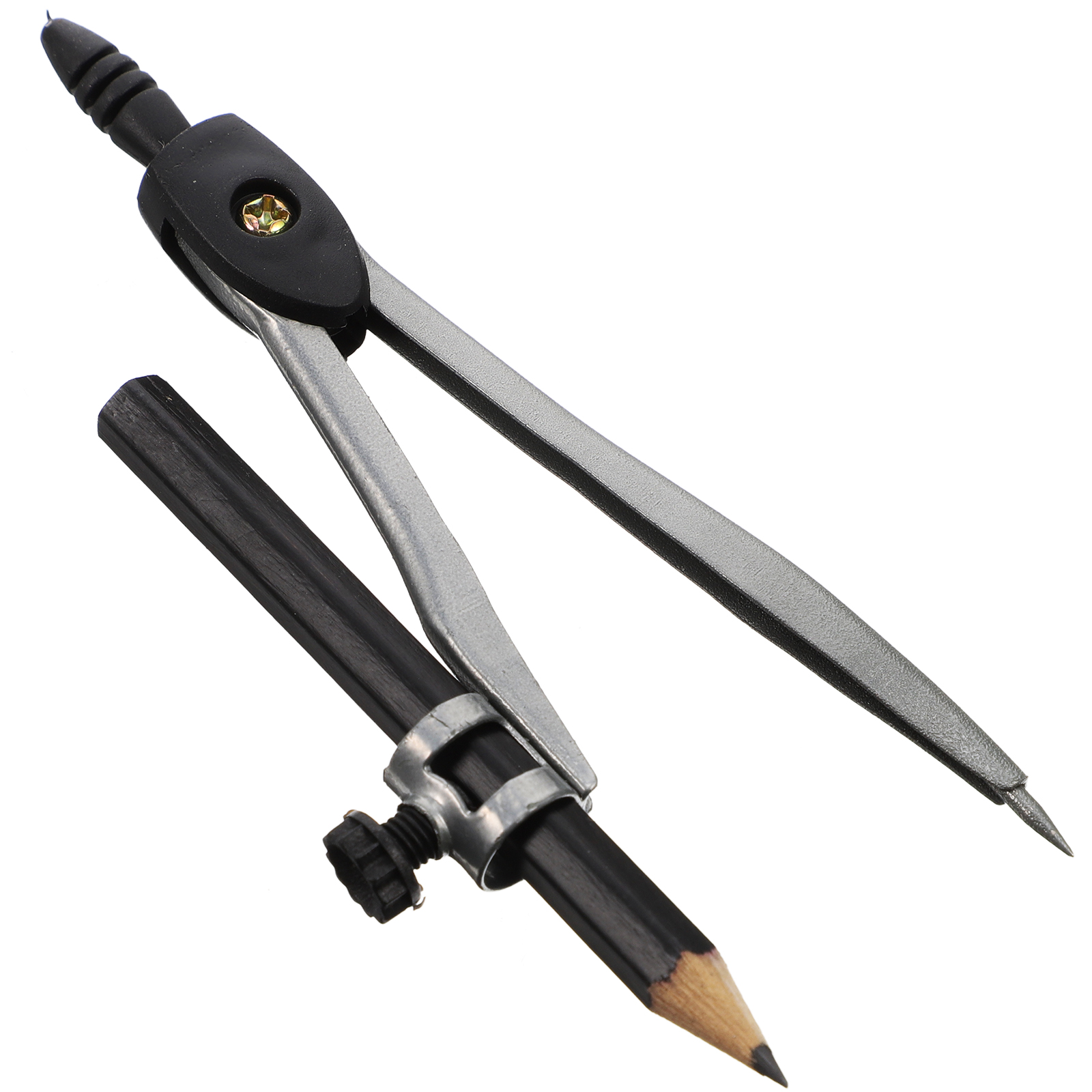 Professional Metal Drawing Compass Set for Students Precise Geometry Compass with Pencil Holder