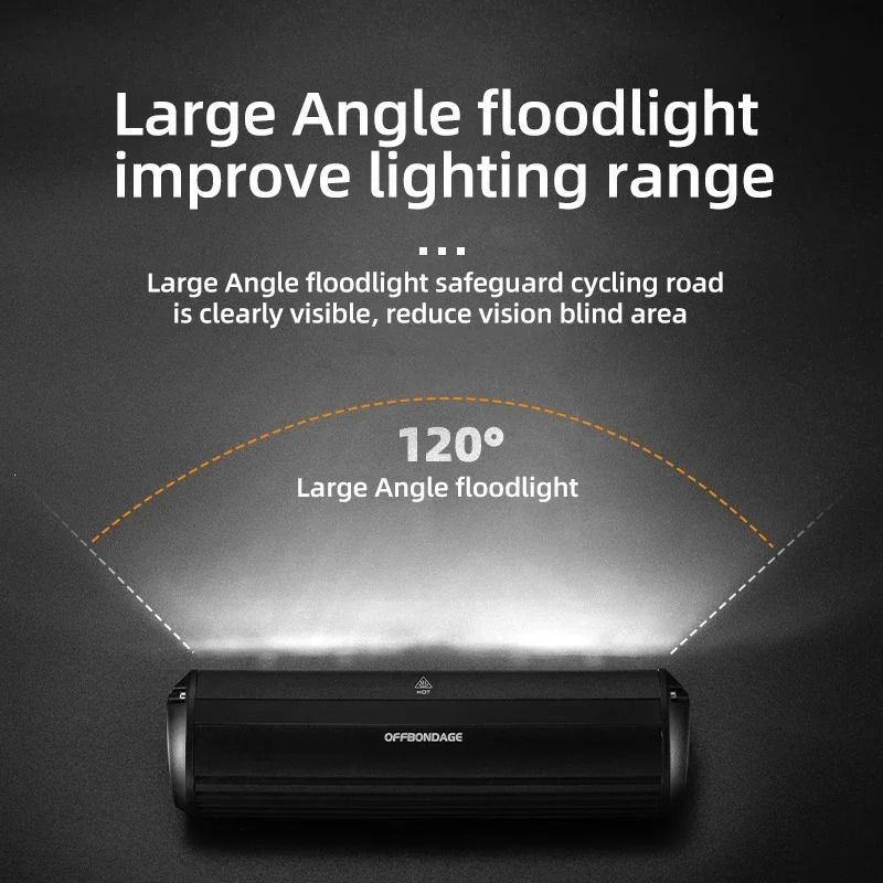 Rechargeable Waterproof Bike Light with USB Charging