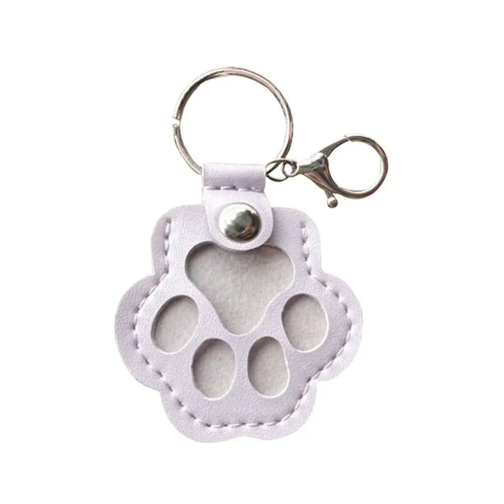 Cute Pet Hair Storage Keychain Cat Claw Pet Memorial Keepsake Pendant