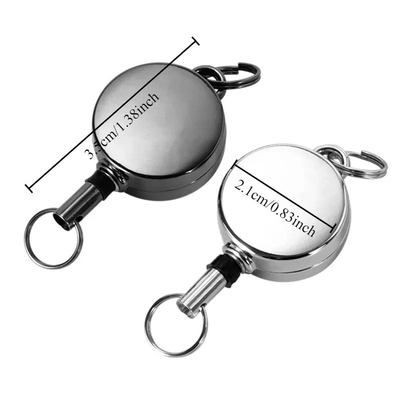 Retractable Key Chain ID Holder