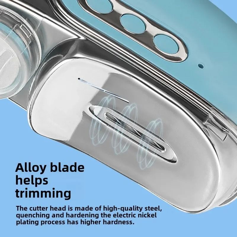 4-in-1 Automatic Electric Nail Clipper – Integrated UV Drying Lamp & Polishing Tool – High-Yield Manicure Interaction Hu