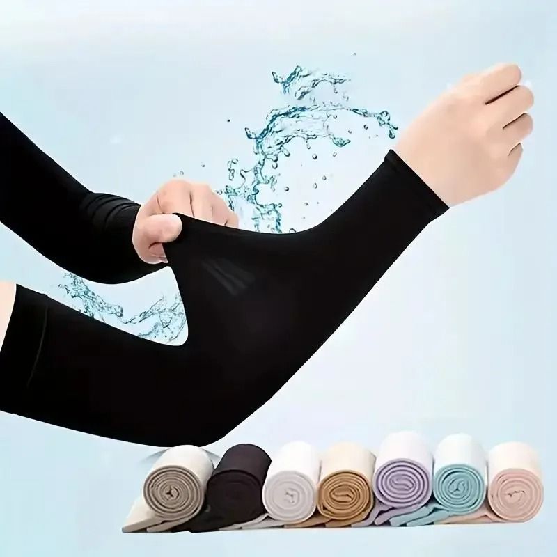 Cooling Arm Covers Ice Silk Sleeves for Summer Sun Protection Outdoor Sports