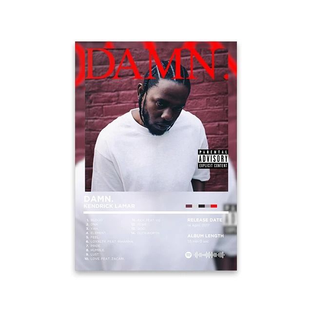 Retro Rap Album Cover Canvas Poster Music Wall Art Print