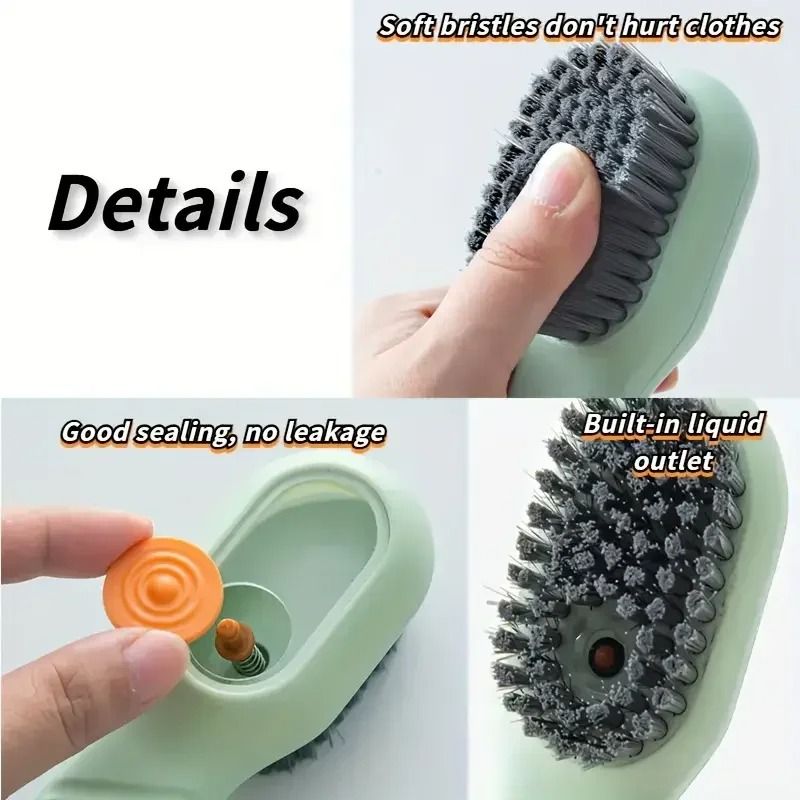 Multi Function Shoe Cleaning Brush Soft Bristle Hand Pressure Spot Scrub Brush