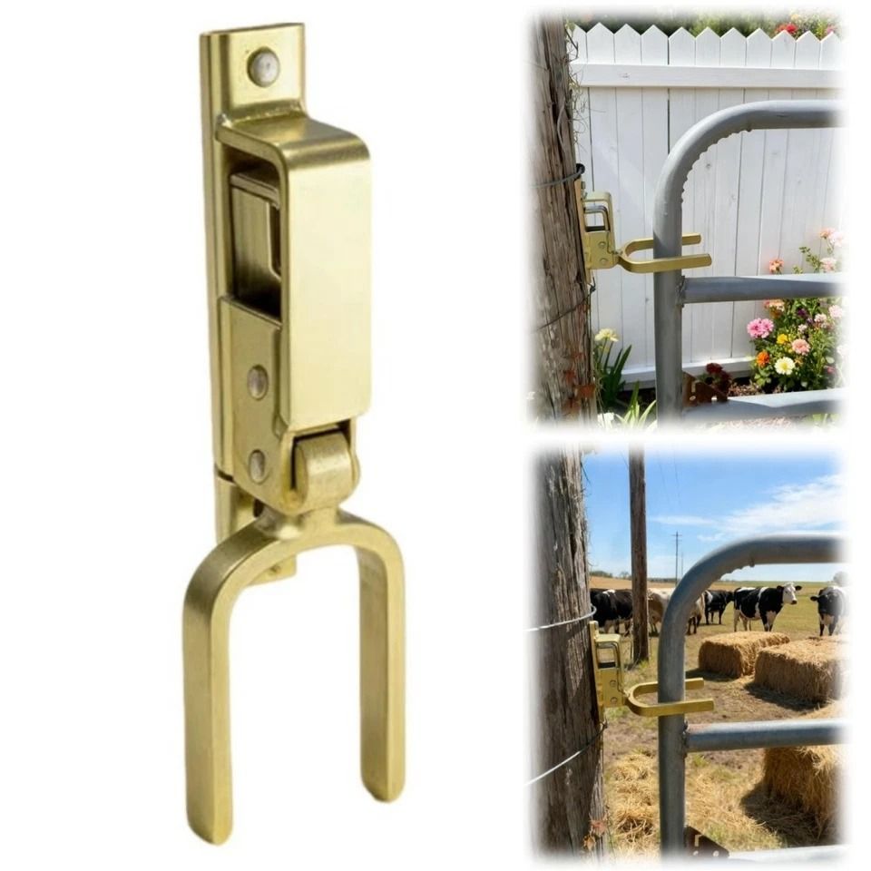 Heavy Duty Gate Latch Set for Farm Ranch & Backyard Gates