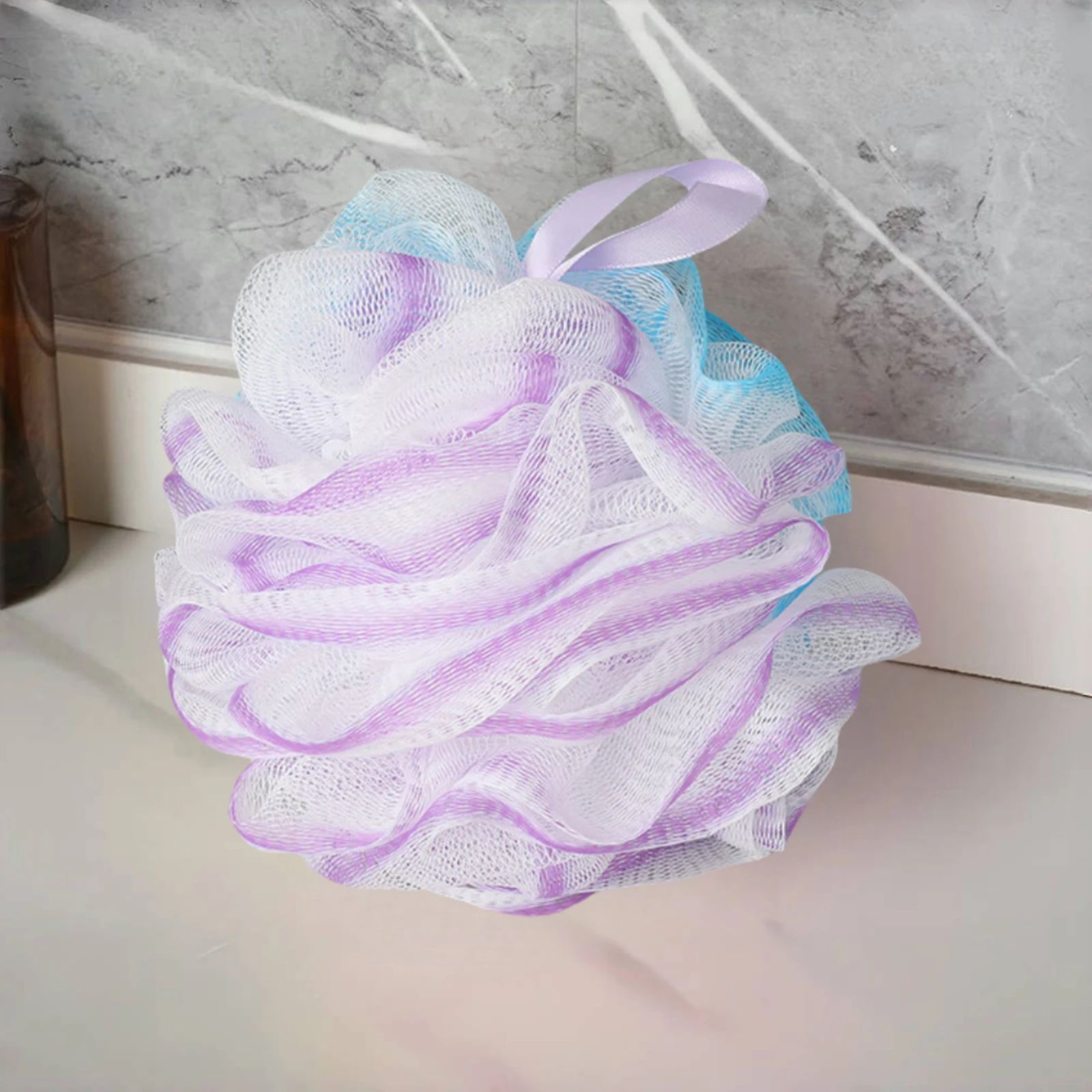 Exfoliating Bath Loofah Sponge Set Soft Mesh Shower Scrubber 2 Pack